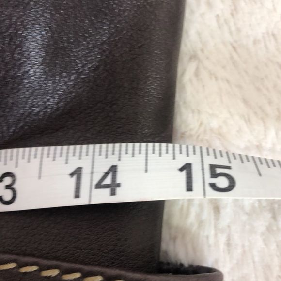 TIGNANELLO leather shoulder purse chocolate brown - Picture 12 of 13